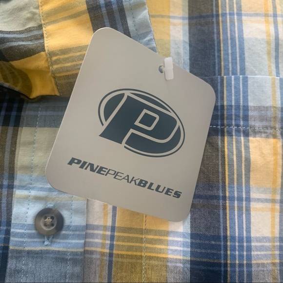 NWT Boys Plaid Button Down - Picture 4 of 7